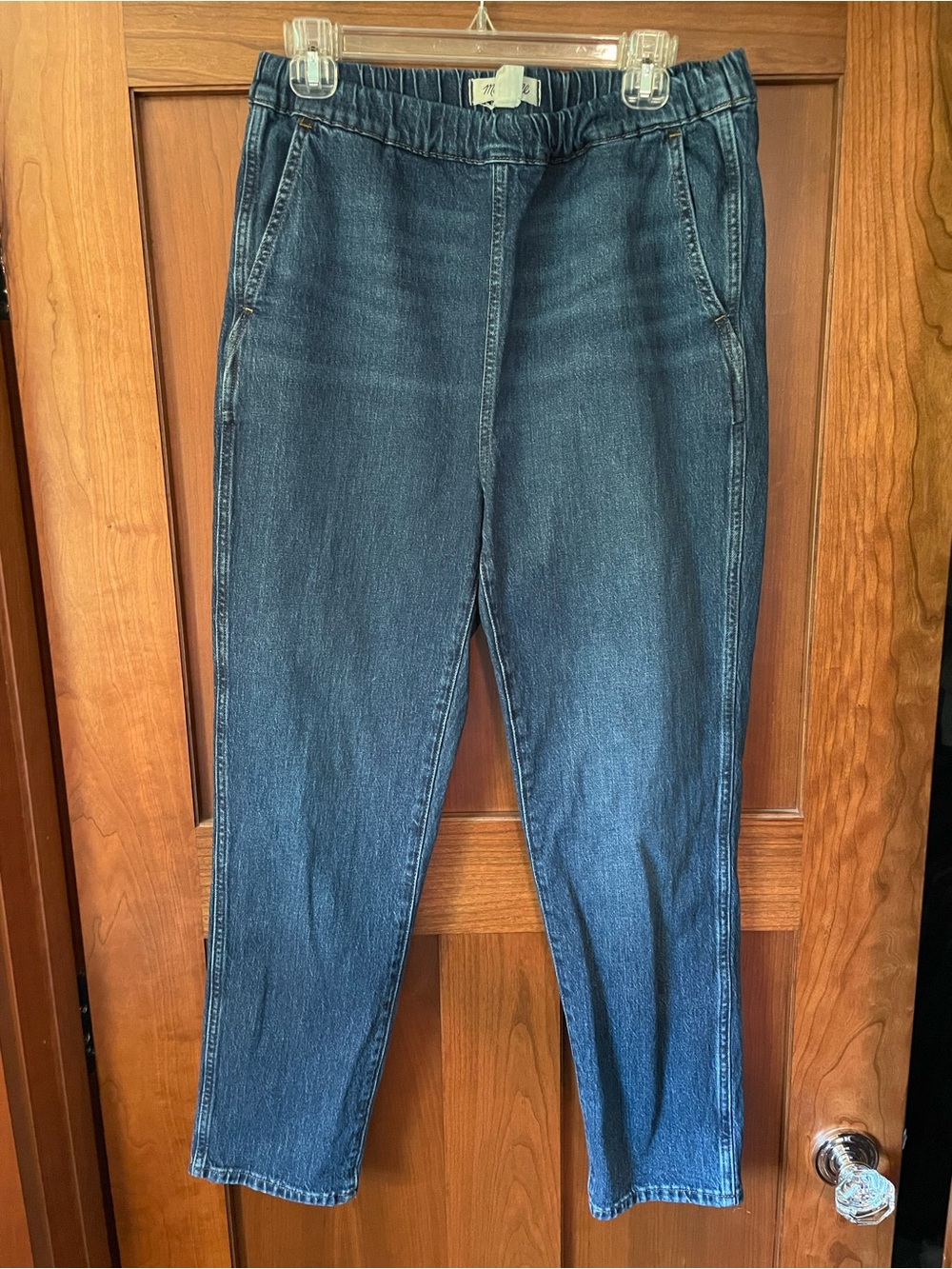 Madewell Dark Blue Elastic Waist Jeans Denim size 29